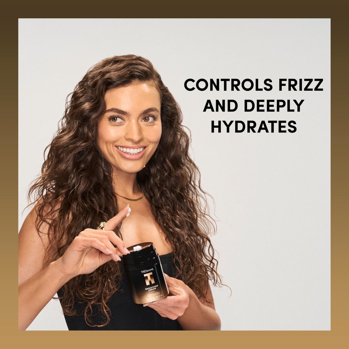 TRESemmé Smoothing Cream 3.04 FL OZ - A-List Collection Frizz-Control & Deep Hydration for All Hair Types - görsel 7