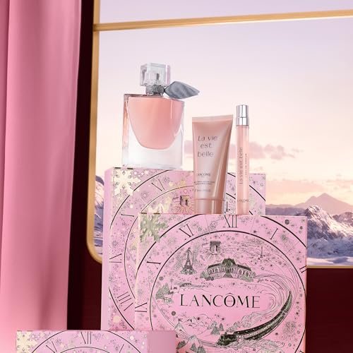 Lancôme La Vie Est Belle Gift Set – Full-Size Refillable Eau De Parfum, Purse Spray & Body Lotion, Limited Edition for Women Avelisse