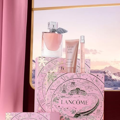 Lancôme La Vie Est Belle Gift Set – Full-Size Refillable Eau De Parfum, Purse Spray & Body Lotion, Limited Edition for Women Avelisse
