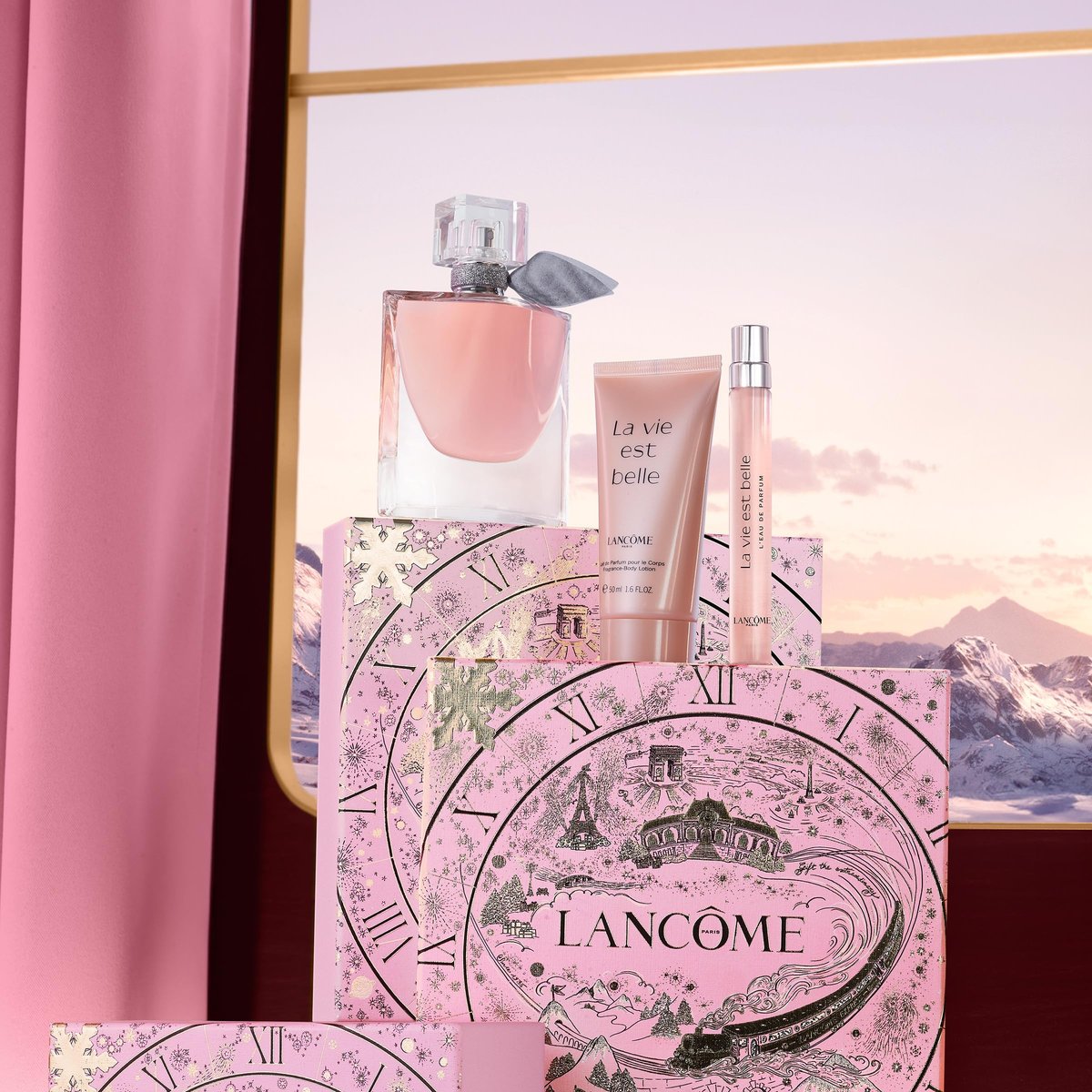 Lancôme La Vie Est Belle Gift Set – Full-Size Refillable Eau De Parfum, Purse Spray & Body Lotion, Limited Edition for Women Avelisse