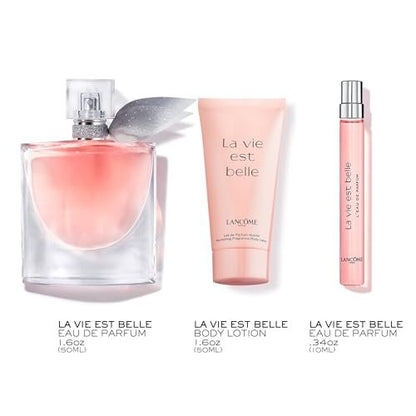 Lancôme La Vie Est Belle Gift Set – Full-Size Refillable Eau De Parfum, Purse Spray & Body Lotion, Limited Edition for Women Avelisse