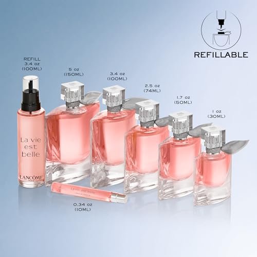 Lancôme La Vie Est Belle Gift Set – Full-Size Refillable Eau De Parfum, Purse Spray & Body Lotion, Limited Edition for Women Avelisse