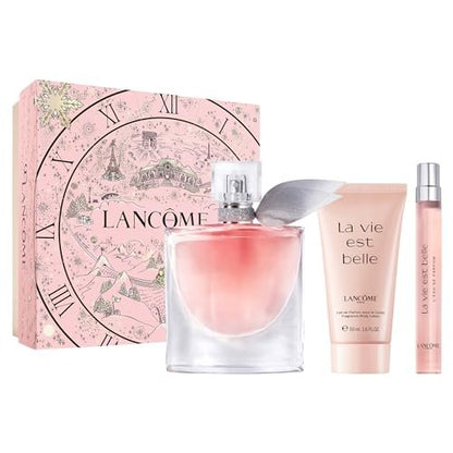 Lancôme La Vie Est Belle Gift Set – Full-Size Refillable Eau De Parfum, Purse Spray & Body Lotion, Limited Edition for Women Avelisse