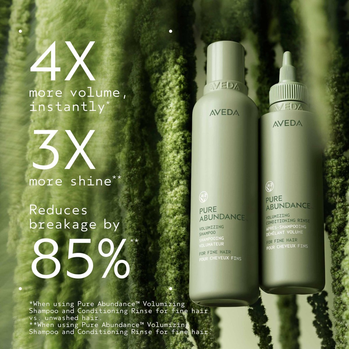 Aveda Pure Abundance Volumizing Conditioning Rinse - Lightweight Conditioner for Fine Hair, Reduces Breakage, 5 Fl Oz Avelisse