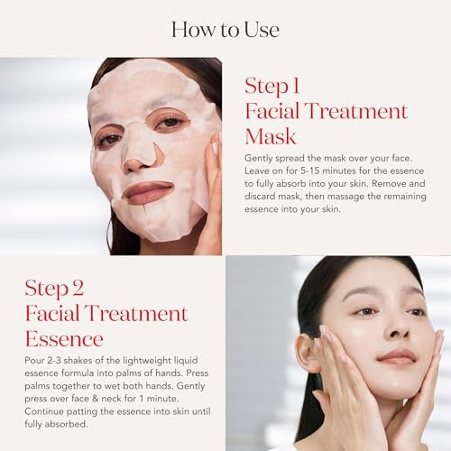 SK-II Glow Up Duo Anti-Aging Skin Care Set - Facial Treatment Essence & 3 Hydrating Face Masks (4 Count) Avelisse