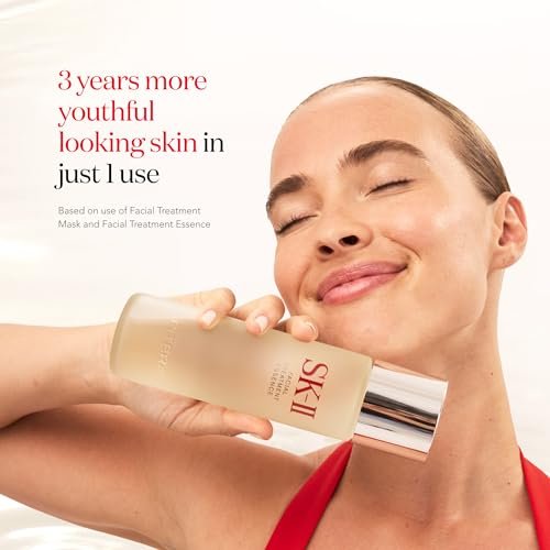 SK-II Glow Up Duo Anti-Aging Skin Care Set - Facial Treatment Essence & 3 Hydrating Face Masks (4 Count) Avelisse