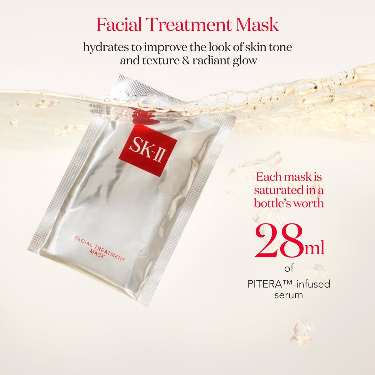 SK-II Glow Up Duo Anti-Aging Skin Care Set - Facial Treatment Essence & 3 Hydrating Face Masks (4 Count) Avelisse