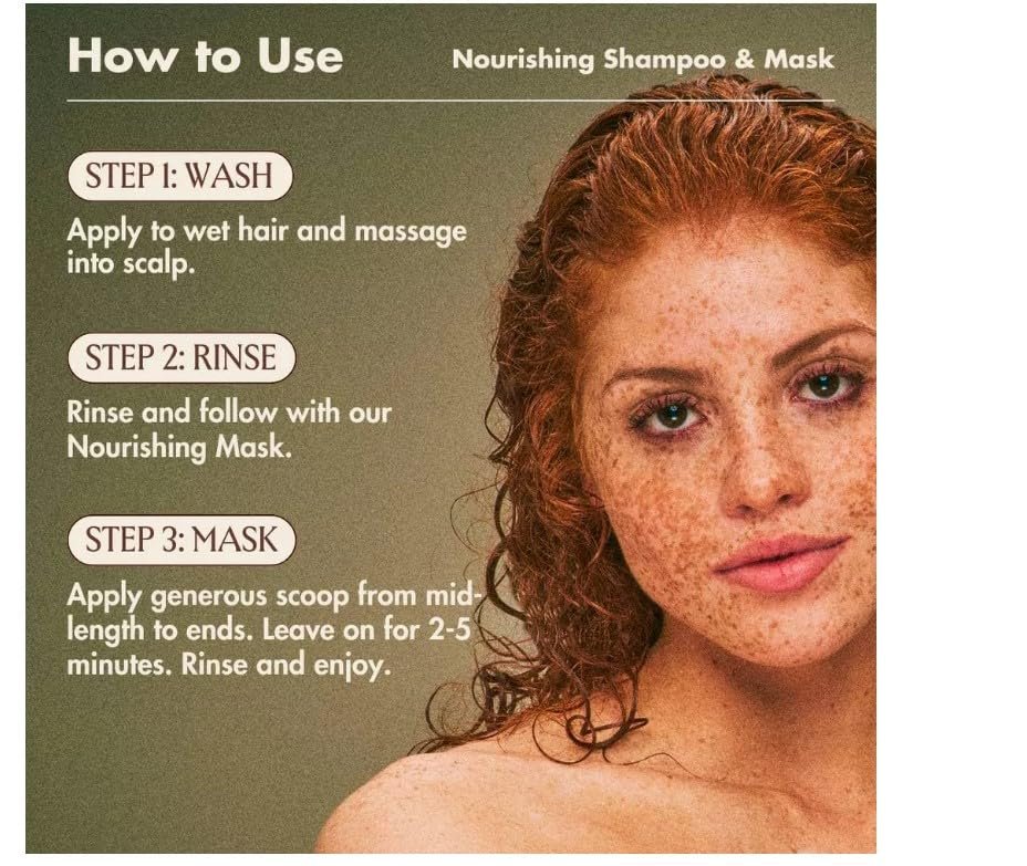 Blake Brownn Strengthening Hair Mask - Sandalwood Vanille, Warm Vanilla Scent, 8 oz with Makeup Remover Pads - görsel 9