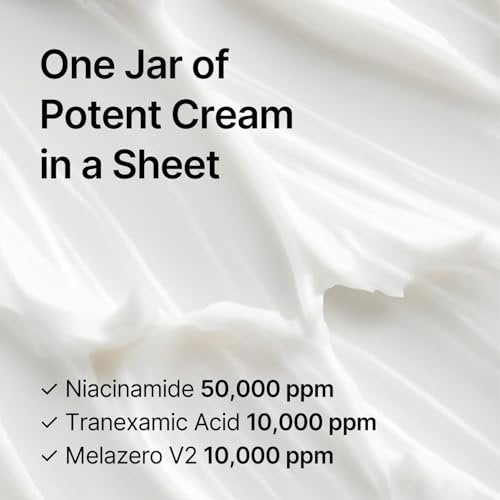celimax Pore+Dark Spot Brightening Cream Mask 4-Pack | Niacinamide & Tranexamic Acid Sheet Mask for Enlarged Pores, Hyperpigmentation, and Hydration | Korean Skincare Mask - görsel 10