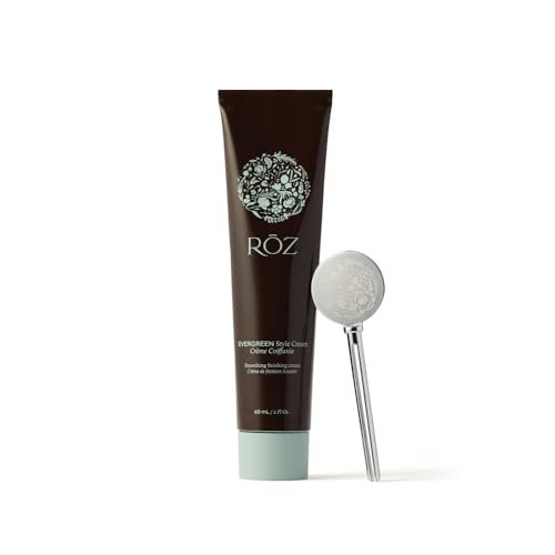 RŌZ Evergreen Styling Cream – Lightweight Hydrating Hair Cream with Light-Medium Hold, Smoothing Flyaways & Sculpting Styles, Vegan & Sulfate-Free, 2 fl oz Avelisse