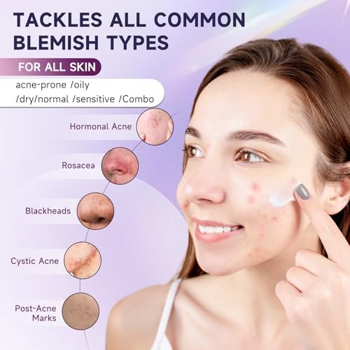 10% Azelaic Acid Acne Treatment for Face – Hormonal/Cystic Acne Spot Treatment Cream | Redness Reducing Acne Moisturizer for Rosacea & Sensitive, Acne-Prone Skin | Teens & Adults, 1.7 oz - görsel 6