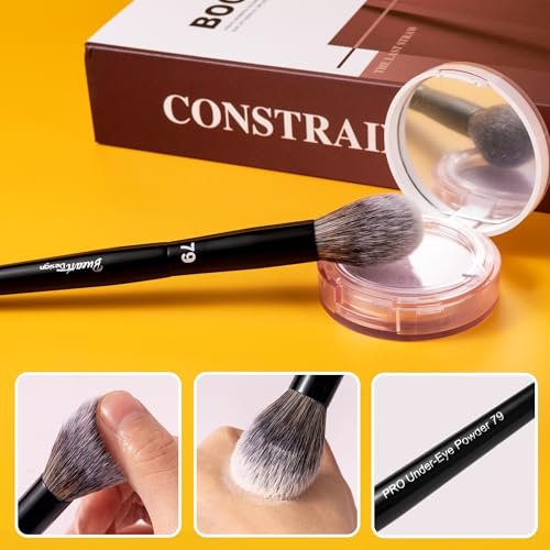 Bueart Design PRO Under-Eye Powder Makeup Brush 79 – Precision Blending & Contouring Tool - görsel 9