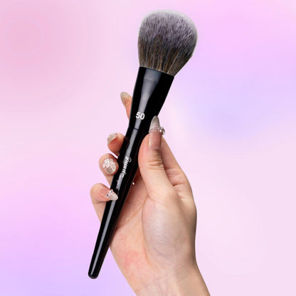 Bueart Design PRO Flawless Light Powder Makeup Brush 50 - Ultra-Soft Synthetic Bristles for Loose Powder, Setting Powder & Blush, Cruelty-Free Makeup Brush for Flawless Application Avelisse