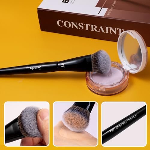 Bueart Design PRO Slope Foundation Makeup Brush 47 - Ultra Soft Synthetic Bristles for Liquid, Cream, Blusher & Powder - görsel 10
