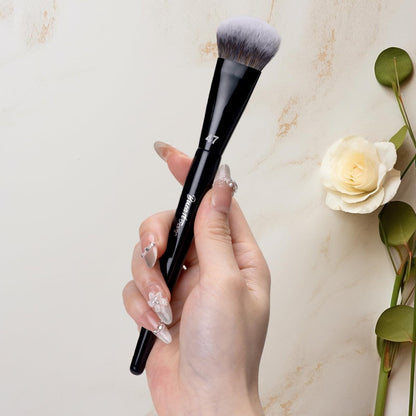 Bueart Design PRO Slope Foundation Makeup Brush 47 - Ultra Soft Synthetic Bristles for Liquid, Cream, Blusher & Powder