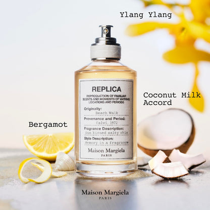 Maison Margiela Replica 4-Piece Fragrance Discovery Set: Beach Walk, Jazz Club, By the Fireplace, Afternoon Delight (0.24 Fl Oz Each) Avelisse