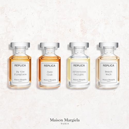 Maison Margiela Replica 4-Piece Fragrance Discovery Set: Beach Walk, Jazz Club, By the Fireplace, Afternoon Delight (0.24 Fl Oz Each) Avelisse