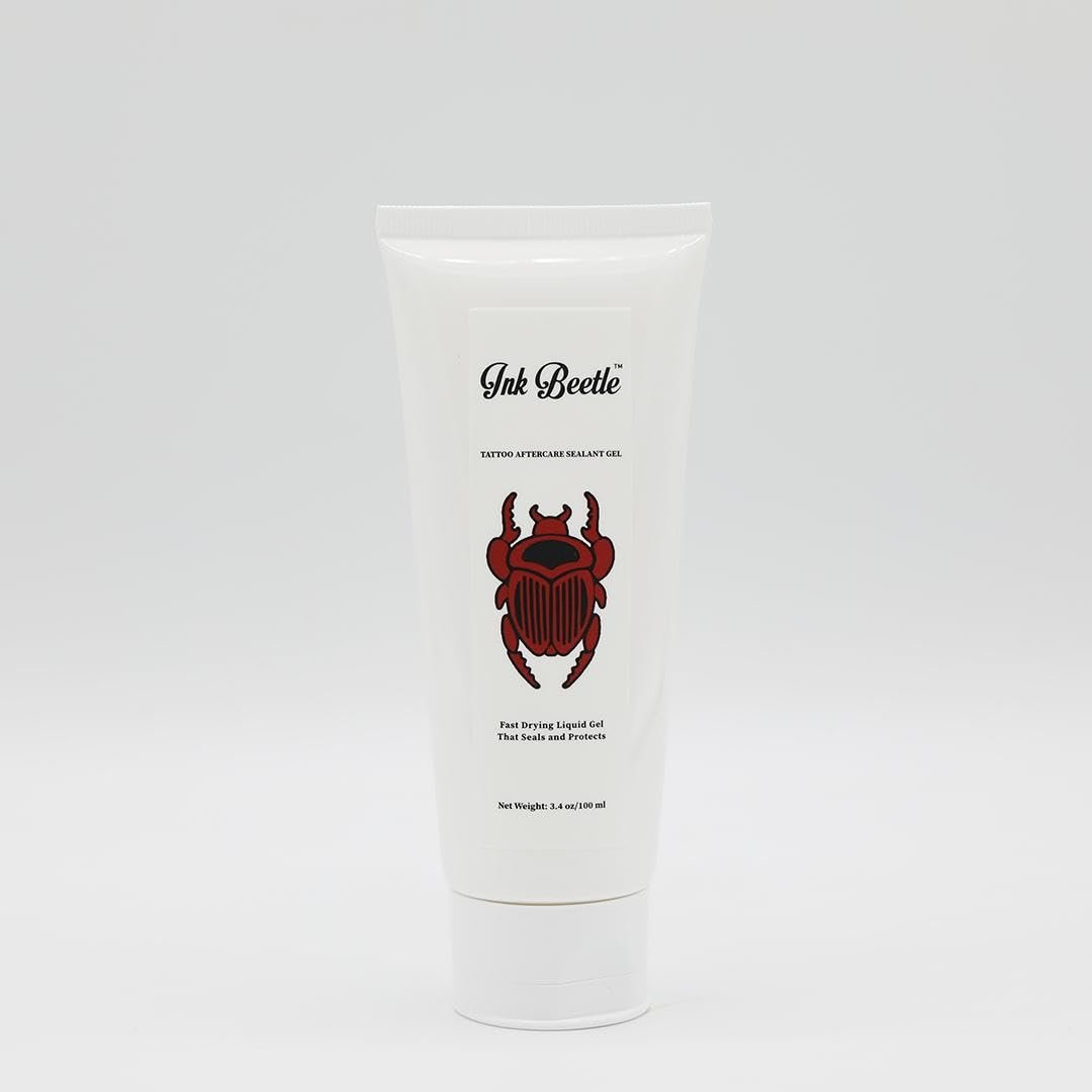 Ink Beetle Tattoo Aftercare Sealant Gel - Breathable Protective Barrier, No Adhesives, No Latex, Natural Healing, 3.4 fl oz Avelisse