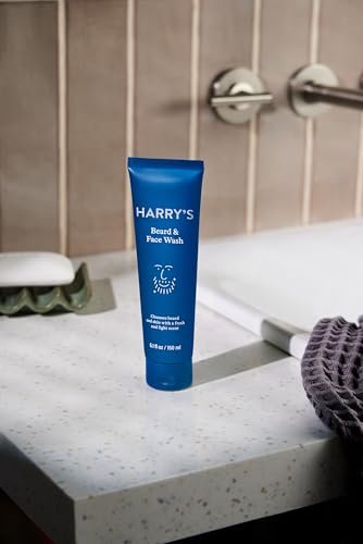 Harry's Beard and Face Wash with Willow Bark Extract, Non-Drying Formula, 5.1 FL Oz Avelisse