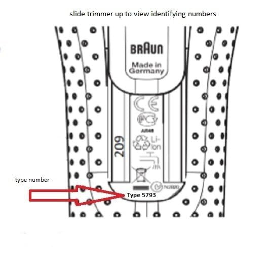 Braun Replacement Button for Types 5790, 5791, 5793, 5795 Avelisse