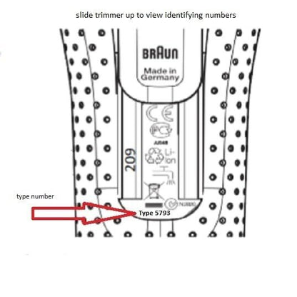Braun Replacement Button for Types 5790, 5791, 5793, 5795 Avelisse