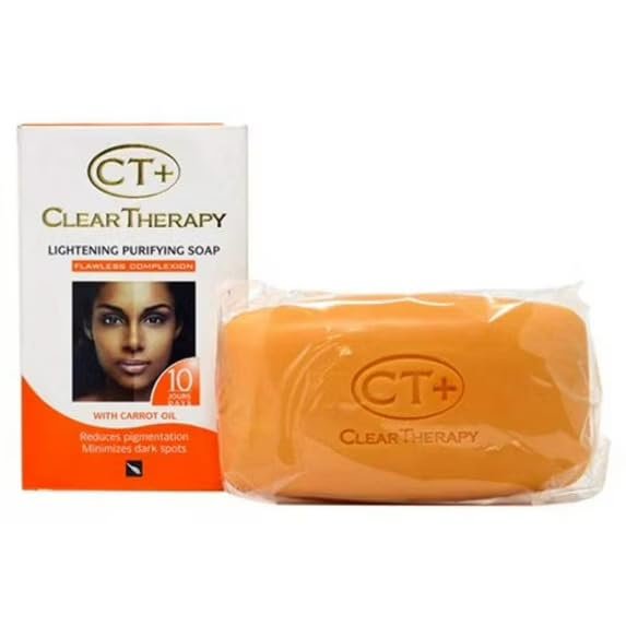 Clear Therapy + Lightening Purifying Carrot Soap - 6.1 oz | Brightening & Clarifying Bar - görsel 3