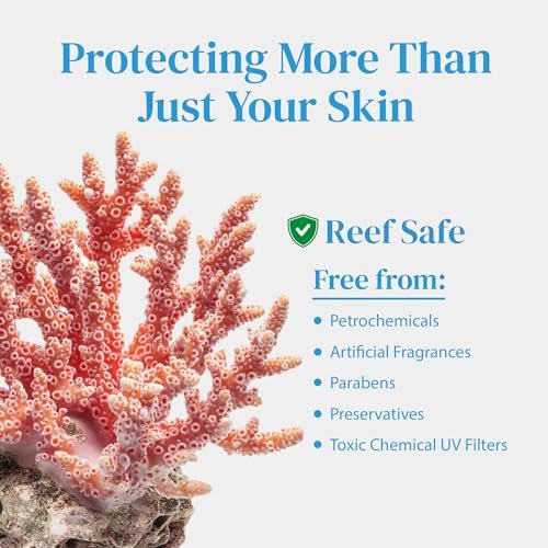 Koobarra Mineral Face Sunscreen SPF 50 - Tinted Aussie Zinc Oxide Sunblock with Hyaluronic Acid, Reef Safe, Natural, Organic, Vegan, Australian Made, Unscented, 100g (3.4oz) Avelisse