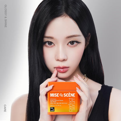 Mise En Scene Argan Oil Repair Hair Mask – Protein Hair Mask for Damaged, Dry, Frizzy Hair with Anti-Humidity, 6.34 Fl. Oz.