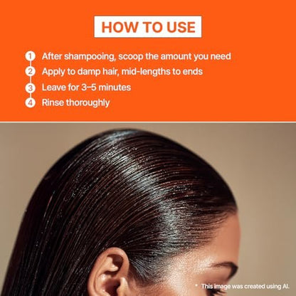 Mise En Scene Argan Oil Repair Hair Mask – Protein Hair Mask for Damaged, Dry, Frizzy Hair with Anti-Humidity, 6.34 Fl. Oz.