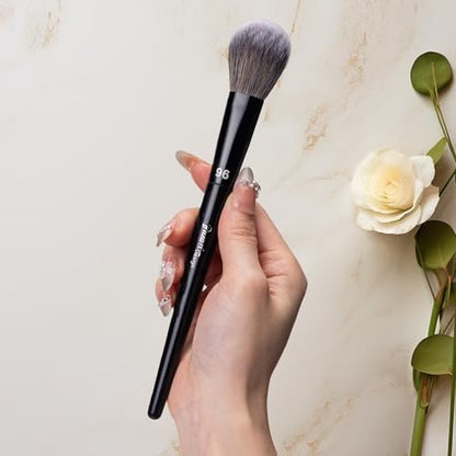 Bueart Design PRO Perfect Blush Makeup Brush 96 - Fluffy Ultra-Soft Synthetic Bristles for Blush & Powder