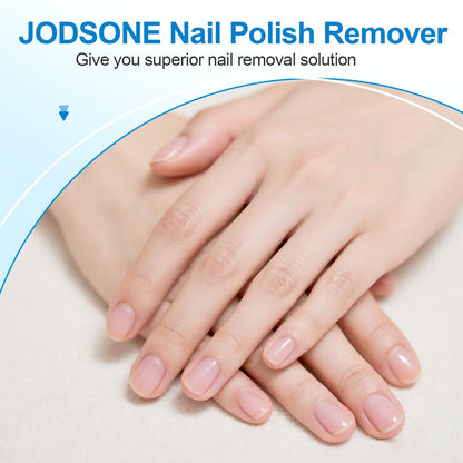 JODSONE Acetone-Free Nail Polish Remover - 8.45 Fl Oz Gentle Gel & Acrylic Nail Soak Off for Home Salon Use