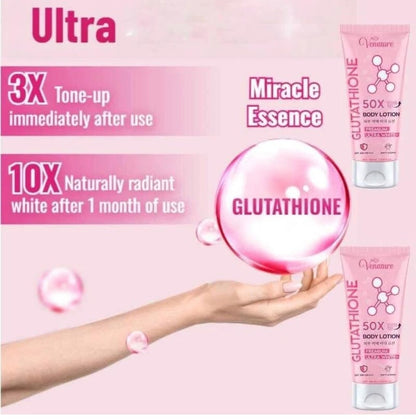 Venature Glutathione 50x Tone Up Body Lotion – Brightening & Hydrating Moisturizer (1 Fl Oz) Avelisse