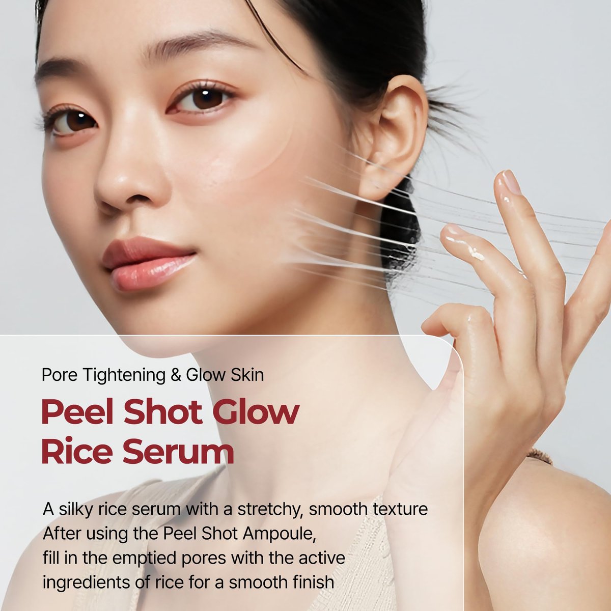 Dr.Melaxin Peel Shot Glow Rice PDRN Serum – 30ml Facial Serum for Smooth Texture & Pore Care | Korean Skin Care Avelisse