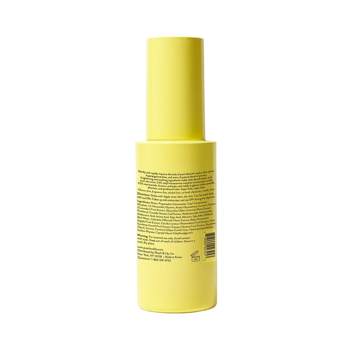 Peach Slices Super Fade Discoloration Serum for Face - Dark Spots & Hyperpigmentation Treatment with Niacinamide and Tranexamic Acid - Vegan & Cruelty Free - Korean Skin Care (1.01 oz) Avelisse