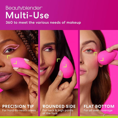 Beautyblender Original Pink Makeup Sponge - 2 Pack, Super-Soft Foam for Flawless Foundation, Powder & Cream Blending, Reusable & Washable, Made in USA Avelisse