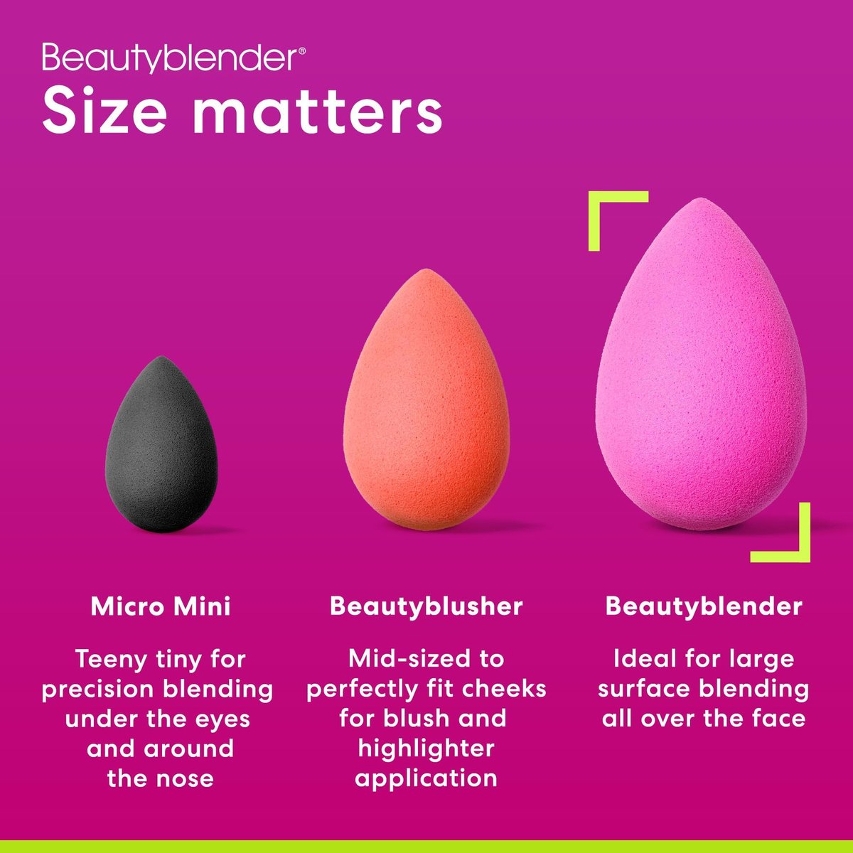 Beautyblender Original Pink Makeup Sponge - 2 Pack, Super-Soft Foam for Flawless Foundation, Powder & Cream Blending, Reusable & Washable, Made in USA Avelisse