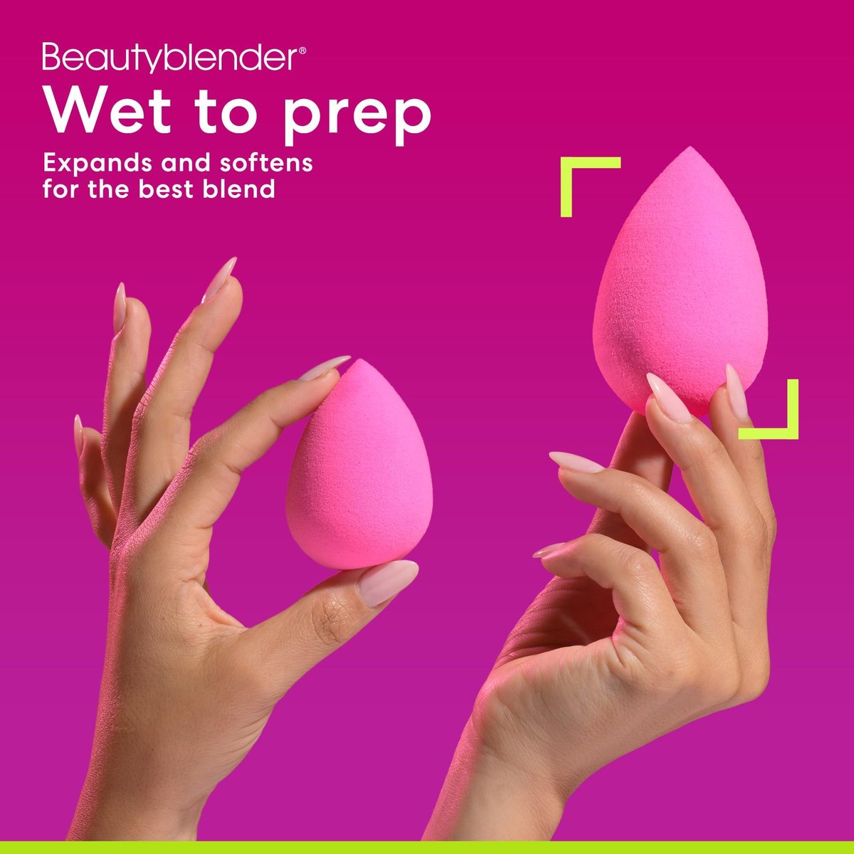 Beautyblender Original Pink Makeup Sponge - 2 Pack, Super-Soft Foam for Flawless Foundation, Powder & Cream Blending, Reusable & Washable, Made in USA Avelisse