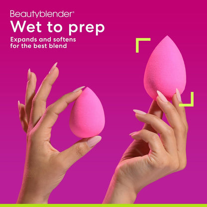 Beautyblender Original Pink Makeup Sponge - 2 Pack, Super-Soft Foam for Flawless Foundation, Powder & Cream Blending, Reusable & Washable, Made in USA Avelisse