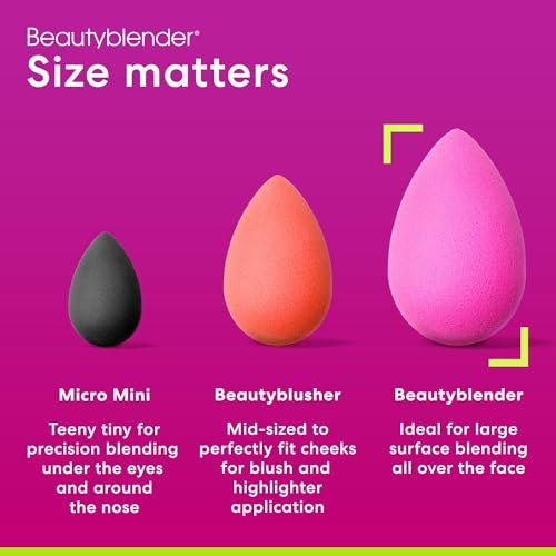 Beautyblender Original Pink Makeup Sponge - 2 Pack, Super-Soft Foam for Flawless Foundation, Powder & Cream Blending, Reusable & Washable, Made in USA Avelisse