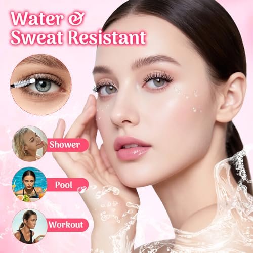 Fancy Muse Lash Bond and Seal Lash Glue - Waterproof Eyelash Cluster Adhesive with Vitamin E, 120H+ Long-Lasting False Eyelash Glue for All Day Wear - görsel 8