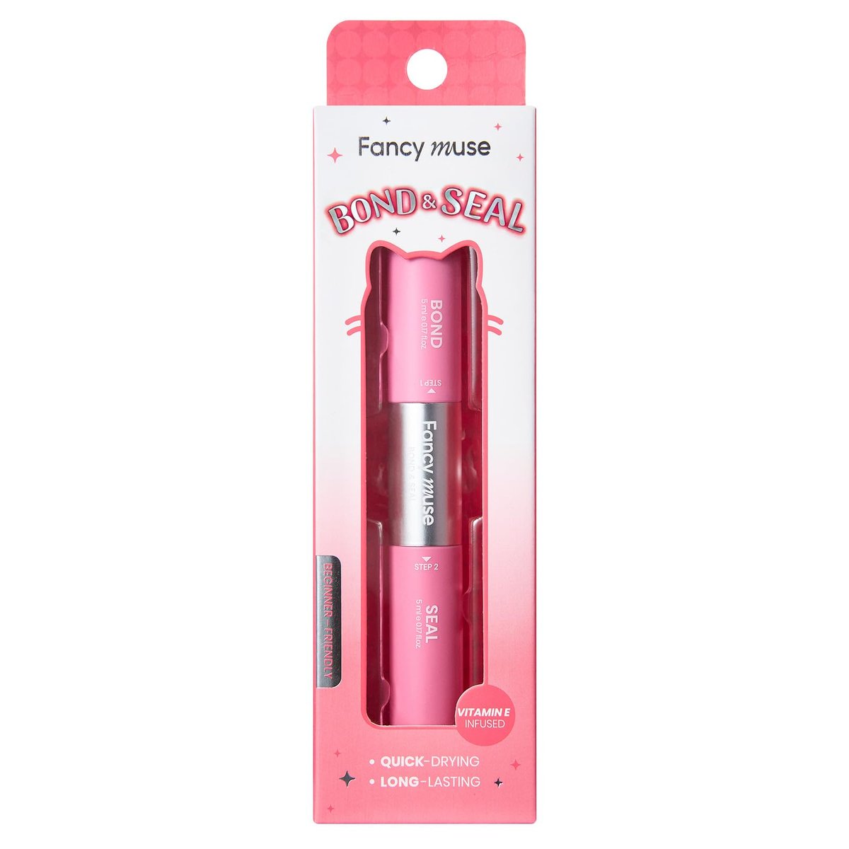 Fancy Muse Lash Bond and Seal Lash Glue - Waterproof Eyelash Cluster Adhesive with Vitamin E, 120H+ Long-Lasting False Eyelash Glue for All Day Wear - görsel 15