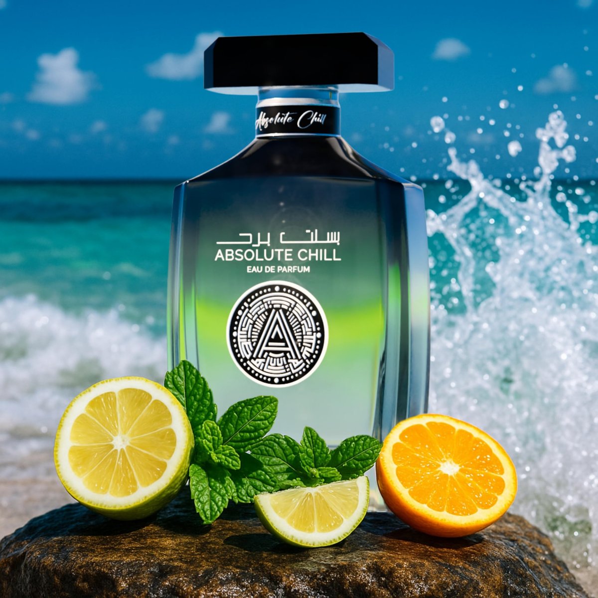 Atralia Absolute Chill 100ml EDP – Citrus Mint Perfume for Men & Women | Green Lemon, Mint, Orange, Blackcurrant | Summer Fresh Long-Lasting Fragrance Avelisse