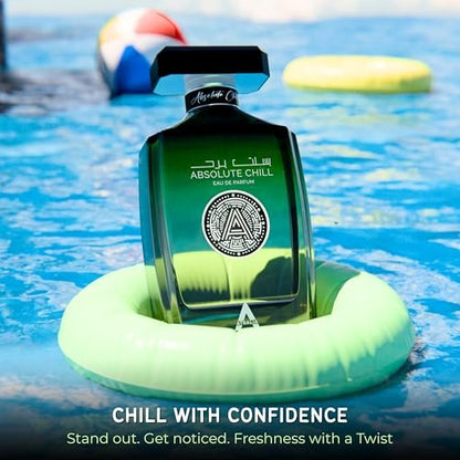 Atralia Absolute Chill 100ml EDP – Citrus Mint Perfume for Men & Women | Green Lemon, Mint, Orange, Blackcurrant | Summer Fresh Long-Lasting Fragrance Avelisse