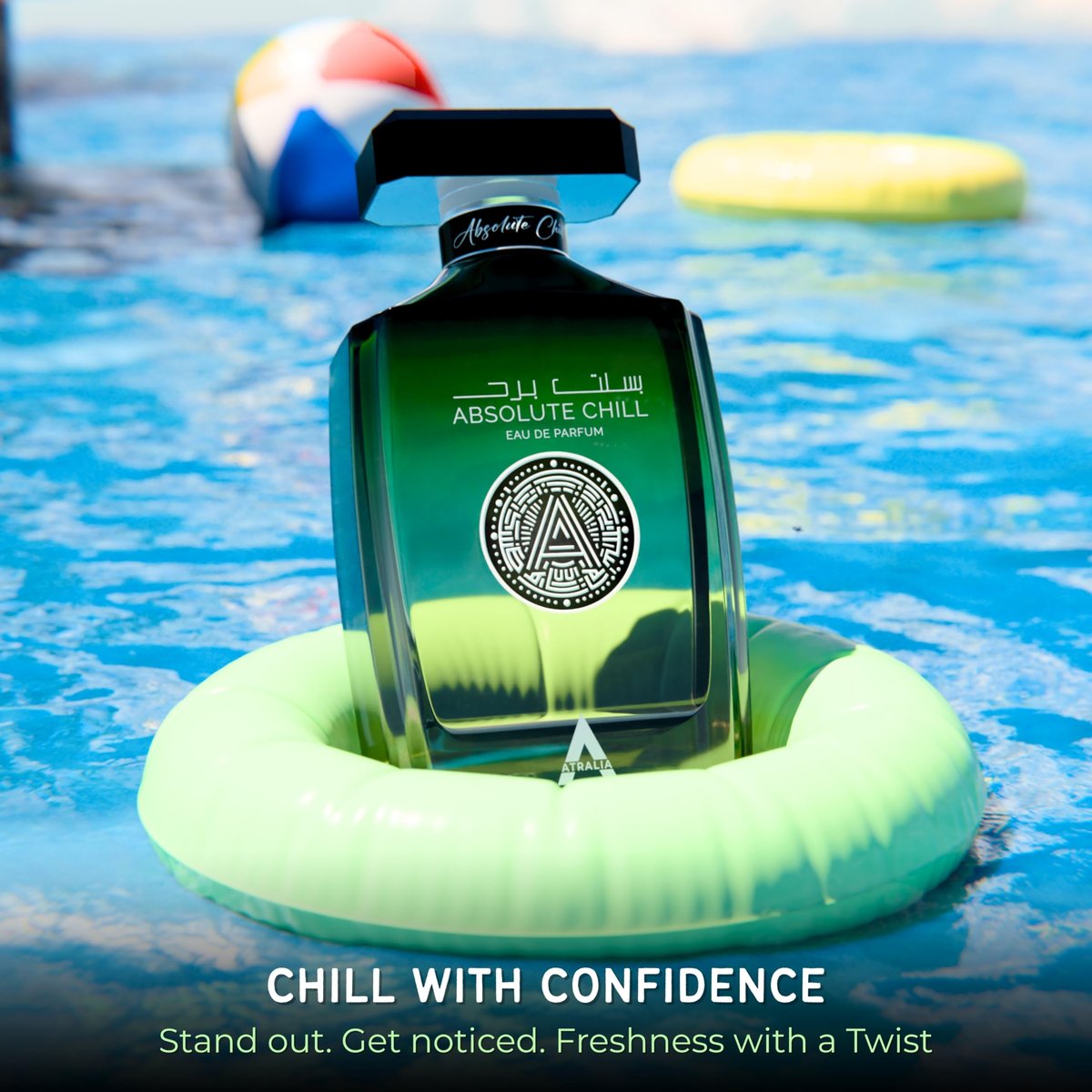 Atralia Absolute Chill 100ml EDP – Citrus Mint Perfume for Men & Women | Green Lemon, Mint, Orange, Blackcurrant | Summer Fresh Long-Lasting Fragrance Avelisse