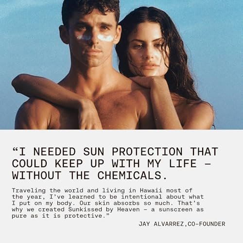 Jay Alvarrez Beef Tallow Sunscreen SPF 50 – Grass-Fed Tallow & Zinc Oxide Mineral Sunscreen, No White Cast, Water Resistant Face & Body Sunblock | 3 oz Avelisse