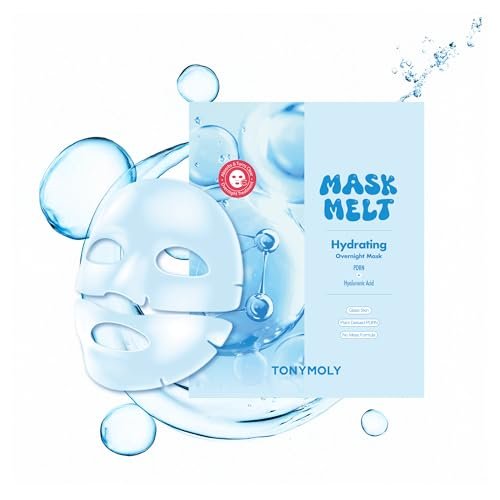 TONYMOLY Mask Melt Hydrating Hydrogel Overnight Face Mask - Vegan Banana PDRN + Hyaluronic Acid - Deep Moisture for Dry Skin - 1 Sheet - görsel 2