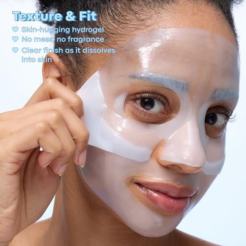 TONYMOLY Mask Melt Hydrating Hydrogel Overnight Face Mask - Vegan Banana PDRN + Hyaluronic Acid - Deep Moisture for Dry Skin - 1 Sheet - görsel 10