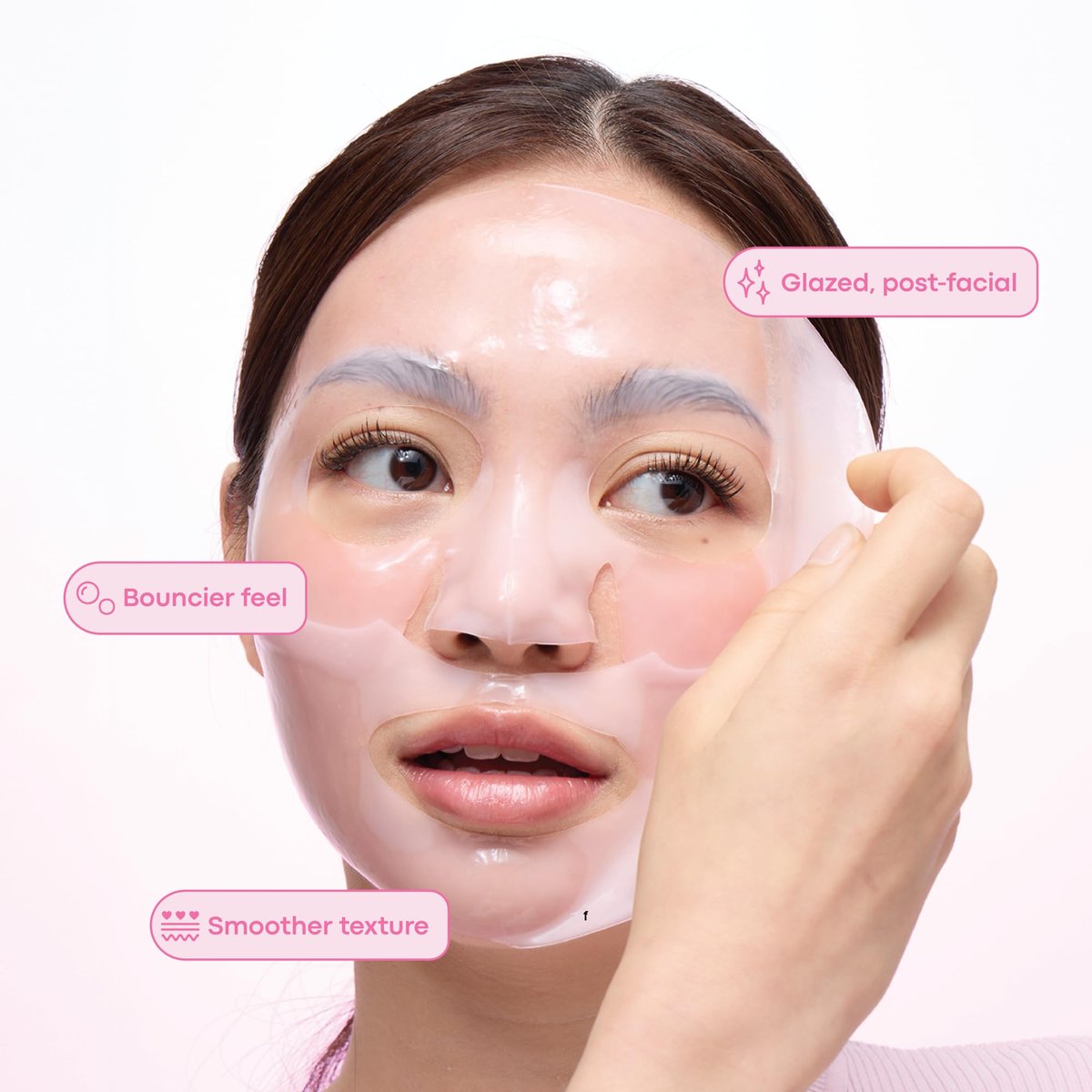 TONYMOLY Mask Melt Firming Hydrogel Face Mask - Overnight Treatment with Collagen and Peptides, Korean Skincare, 1 Sheet - görsel 9