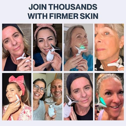 Renewa Skin Face & Neck Sculpting Tool - Handheld Beauty Device with Gentle Light & Soothing Vibration for a Smoother, Refreshed, Radiant Complexion Avelisse