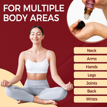 Tiepetly Castor Oil Roll On - 100% Pure & Cold-Pressed Organic Castor Oil, Hexane Free, Moisturizing Skin Roller for Hands, Joints, Waist & Body, 1 Fl Oz Glass Bottle